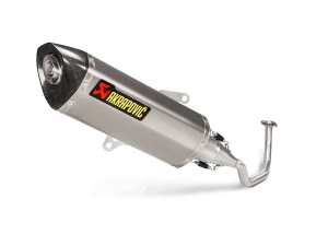 Racing Line Full Exhaust System Scooter Silver, Black 