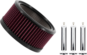 Big Power Filter Kit Black, 4, nordicamoto.ro