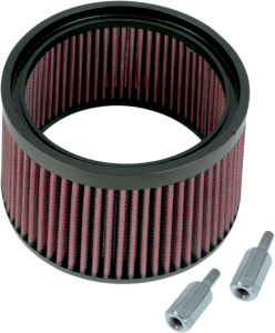 Optional Stealth Hi-flo Filter Kit (1(r) Taller) Black