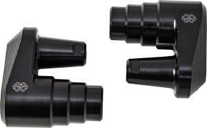 Handlebar Riser Kit Black, Anodized