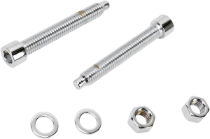Socket-head Axle Adjuster Bolt Kit Silver