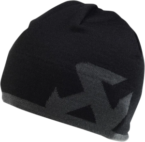 Brand Beanie Black, Gray, 1, nordicamoto.ro