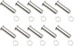 Pivot Pin/clip Kit Silver