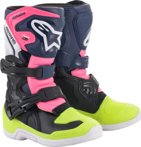 Cizme copii Alpinestars Tech 3S Black/Pink