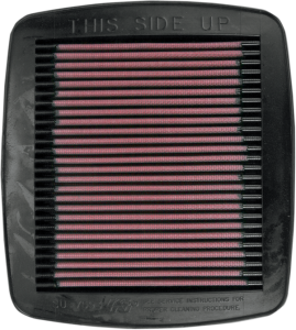 High-flow Air Filter Black, Red