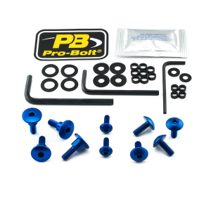 Fairing Bolt Kit For Kawasaki Blue