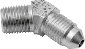 Chrome Steel Brake Line Fitting Chrome, 1, nordicamoto.ro