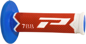 Triple Density Grips Blue, Red, White, 1, nordicamoto.ro