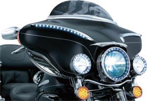 Phase 7 Led Black Headlamp/passing Lamps Clear, 1, nordicamoto.ro