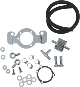Crankcase Breather/support Bracket Kit Black, 1, nordicamoto.ro