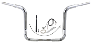 1-1/2(r) Ez Install Rounded Top Handlebar Kit Silver