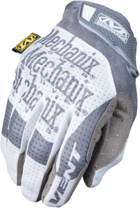 Specialty Vented Gloves Gray, White M, 1, nordicamoto.ro
