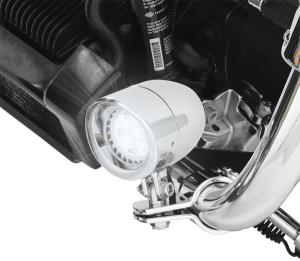 Highway Bar Mini Driving Lights Kit Chrome, 1, nordicamoto.ro