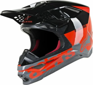 Casca Alpinestars Supertech M8 Radium Black/Gray/Red