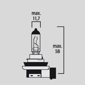 Halogen Headlight Bulbs, 2, nordicamoto.ro