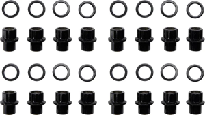 Carbon Lug Nuts Silver, 1, nordicamoto.ro