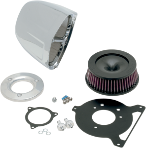 Powrflo Air Intake Kit Silver, 3, nordicamoto.ro