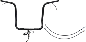 Plug & Play Ez Install 1-1/4(r) Round Top Handlebar Kit Black, 1, nordicamoto.ro