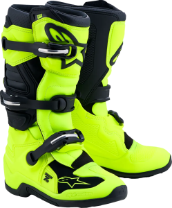 Alpinestars Tech 7S gyermekporvédő, fluoreszkáló sárga/fekete, 40,5-es méret, 1, nordicamoto.ro