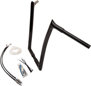 1-1/4(r) Ez Install Pointed Top Handlebar Kit Black