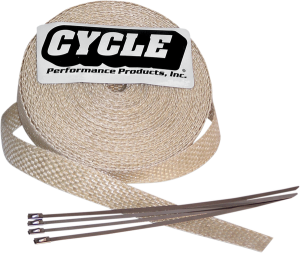 Fiberglass Exhaust Wrap Kit Silver, 1, nordicamoto.ro