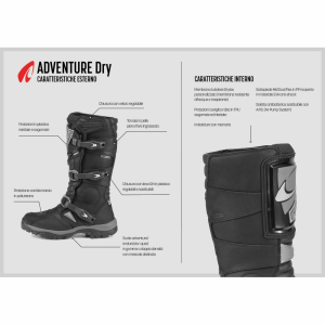 Forma Touring Adventure Dry fekete csizma, FORC29W-99, 40-es méret, 2, nordicamoto.ro