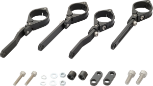Headlight Bracket Set Black