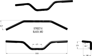Street-x Handlebars Black