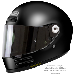 SHOEI GLAMSTER06 teljes arcú sisak, fekete, L, 4, nordicamoto.ro