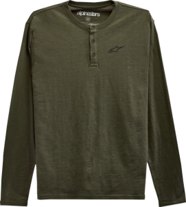 Gravel Henley Jersey Green