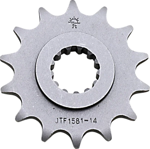 Jtf518.14 Front Replacement Sprocket 14 Teeth 630 Pitch Natural Steel Black, 1, nordicamoto.ro