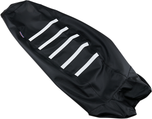 Gripper Seat Cover Black, White, 1, nordicamoto.ro