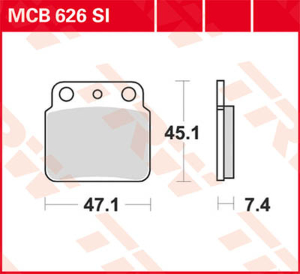 Si Series Sindered Off-road Brake Pads