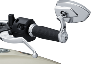 Phantom Bar End Mirrors, Chrome, 1, nordicamoto.ro
