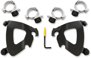 Gauntlet Fairing Trigger-lock Mounting Kit Black