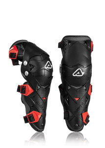 GENUNCHIERE ACERBIS IMPACT EVO 3.0 Black/Red, 1, nordicamoto.ro