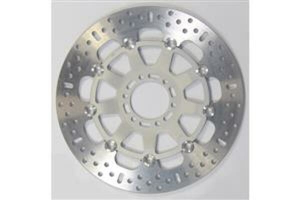 Floating Brake Rotor Silver, Stainless Steel