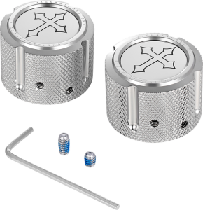 Front Axle Nut Cover Silver, 4, nordicamoto.ro