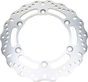 Contour Fixed Brake Rotor Silver, Stainless Steel