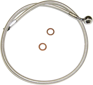 Designer Series Dot Abs-specific Upper Brake Line Kit Chrome, Sterling Chromite® Ii