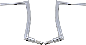 1-1/2(r) Ez Install Pointed Top Handlebar Silver, 2, nordicamoto.ro