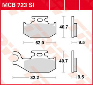 Si Series Sindered Off-road Brake Pads