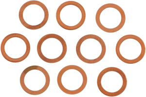 Copper Crush Washers For Wheel Cylinder Bolt Natural, Copper, 1, nordicamoto.ro