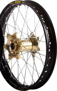 Wheel Assembly Elite Mx-en Rear 2.15x19 Aluminium Black | Light Bronze Black, Gold, 1, nordicamoto.ro