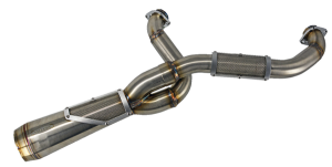 Big Sexy 2-into-1 High Performance Exhaust Raw, 1, nordicamoto.ro
