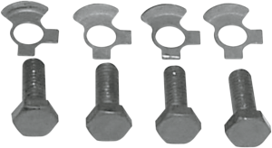 Front Fender Mounting Hardware Kit Silver