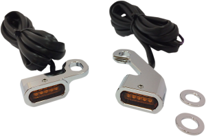 Led Handlebar Marker Lights Chrome, 1, nordicamoto.ro