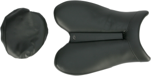 Gel-channel Track Carbon Fiber Sport Seat Black, 3, nordicamoto.ro