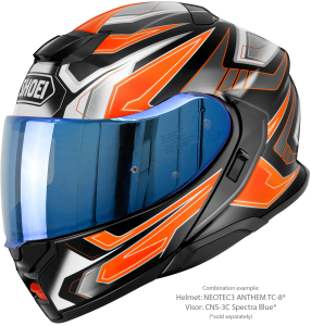 SHOEI NEOTEC3 ANTHEM TC-8 felhajtható sisak, fekete/narancssárga/fehér, XXL, 3, nordicamoto.ro
