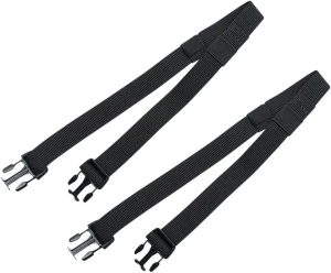 Tie-down Strap Set For Tail Bags Black